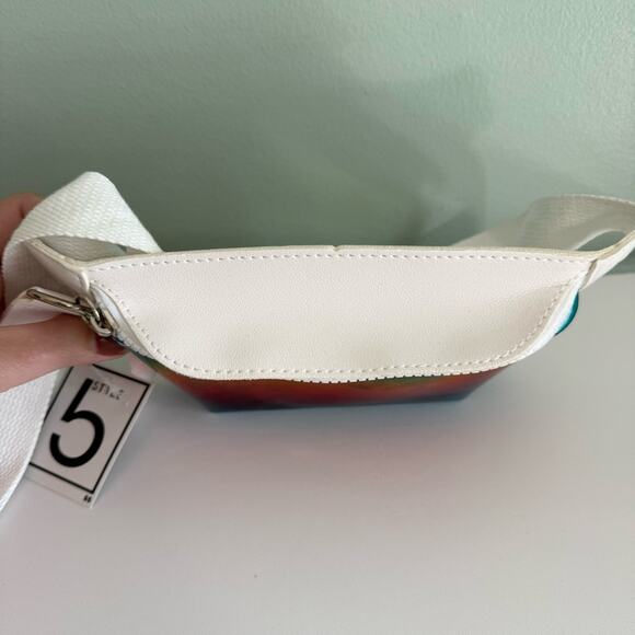 5 Style Transparent Pouch LGBTQ Rainbow Pride Belt Bag Clear Multi Small NWT - Picture 7 of 8